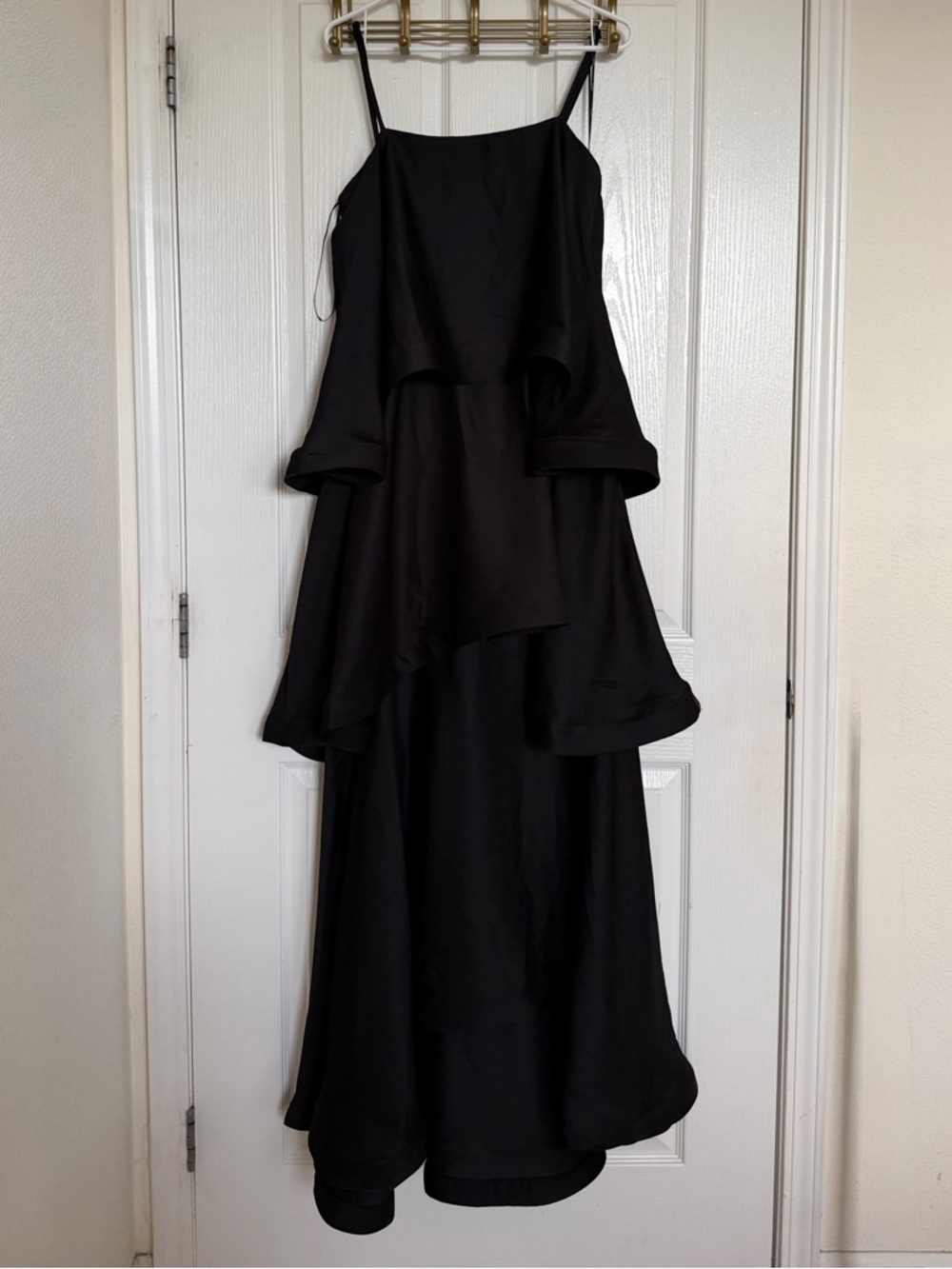 Elliatt Tilly Tiered Maxi Dress - Black - Size Small - New with tags - Picture 3 of 6